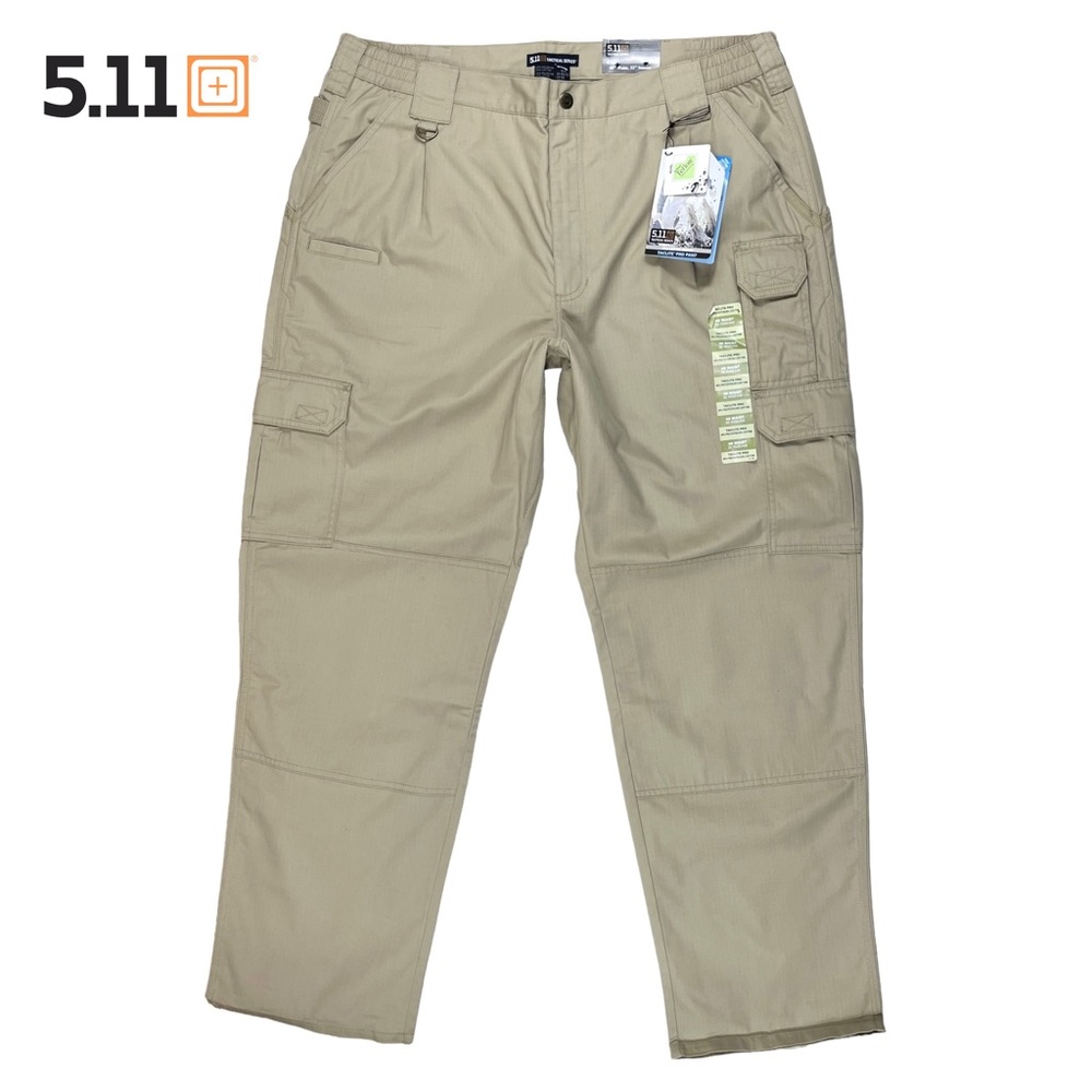 5.11 Tactical | Men’s 40x32 | Taclite Pro Pants Khaki‎ Poly-Cotton Ripstop